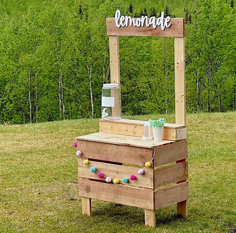 Lemonade Stand with 2x4 Frame Ana White